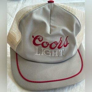 Vintage Coors Light Trucker Hat